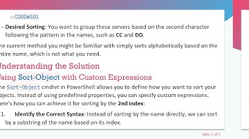 How to Sort by 2nd Index in PowerShell