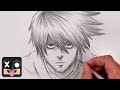 How To Draw L Deathnote Step By Step Sketch Tutorial 