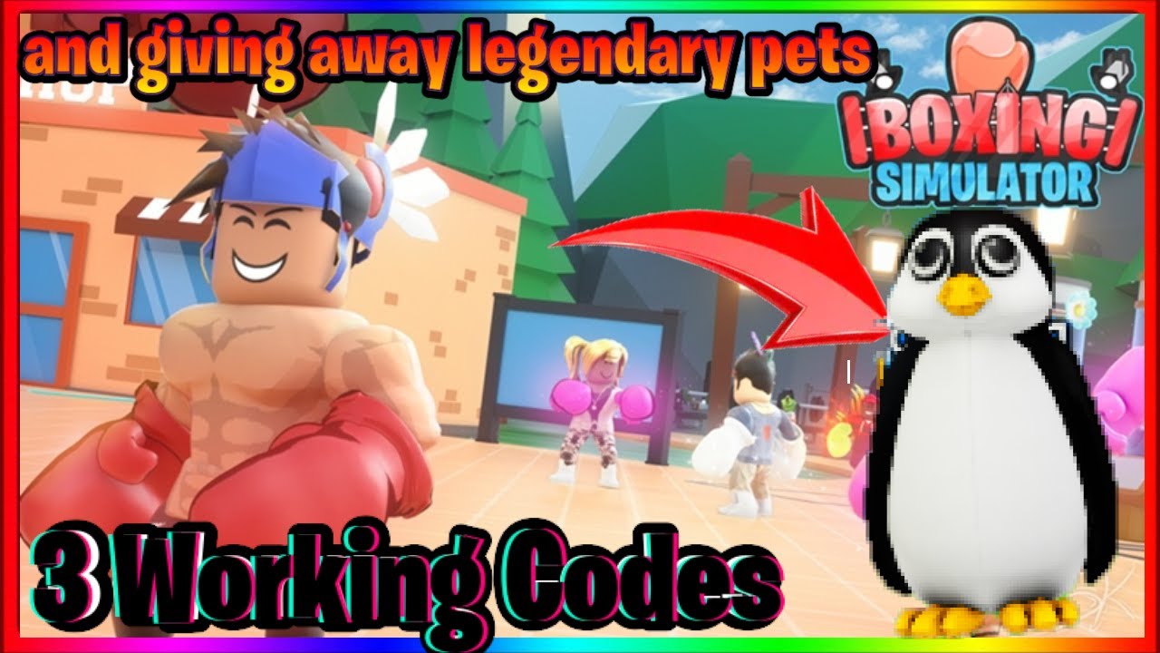 ALL 3 WORKING CODES BOXING SIMULATOR CODES Roblox YouTube