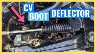 MUNJI CV Boot Deflector Guard - Protect your CV Boots from Splits! - Isuzu DMAX Build Series #27