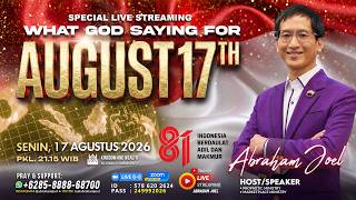 WHAT GOD SAYING FOR  '81ST INDEPENDENCE DAY' AND PRAYER BLESSINGS // ABRAHAM JOEL 17.8.26