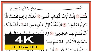 01152 Şuarâ Sûresi 1-19. Ayetler- İshak Danış - اسحق دانيش - (Yavaş Okuma)
