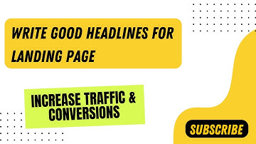 Write Good Headline for Landing Page or Blog using AI Content Writer | Anyword
