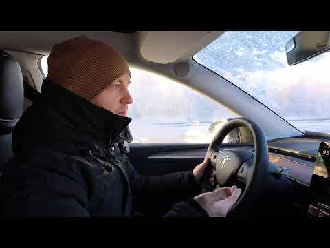 Видео: ЧТО ПРОИСХОДИТ С TESLA MODEL Y ЗИМОЙ В -32 °C (-25,6 °F)