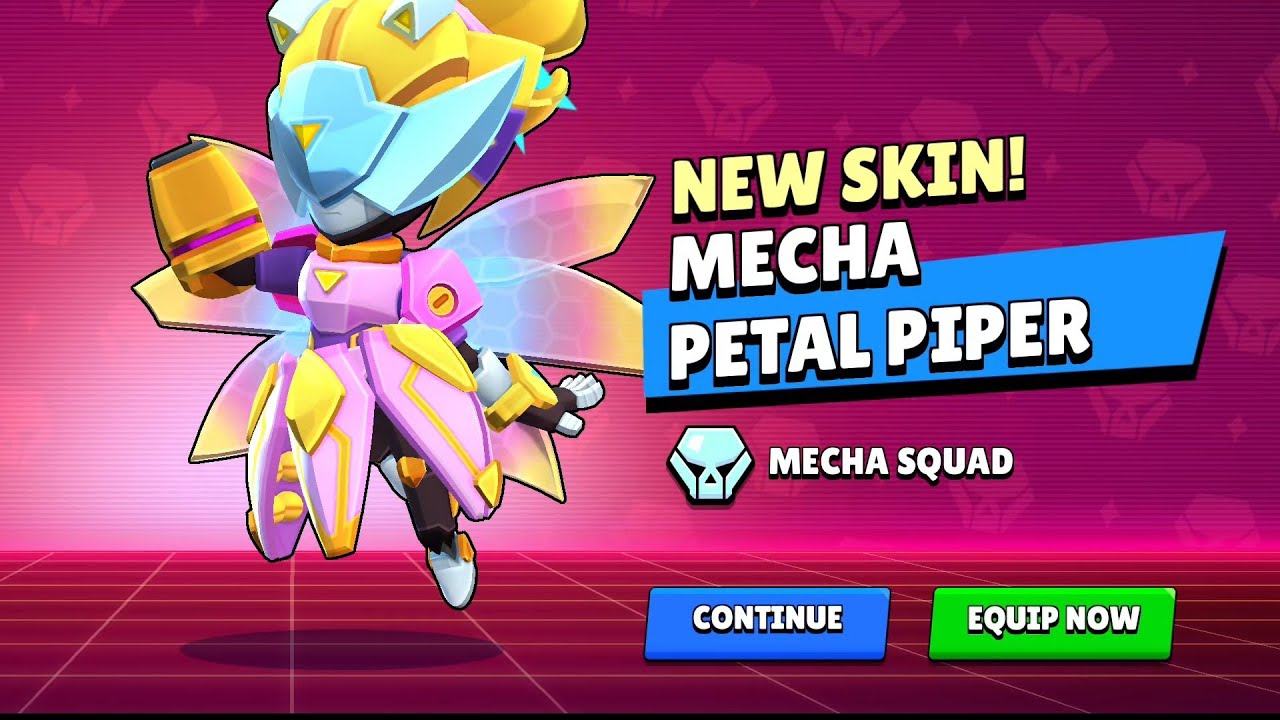 Getting Mecha Petal Piper In Brawl Stars! - YouTube