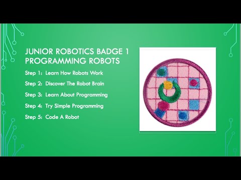 Girl Scout Robotics Badge: Juniors 1 - YouTube