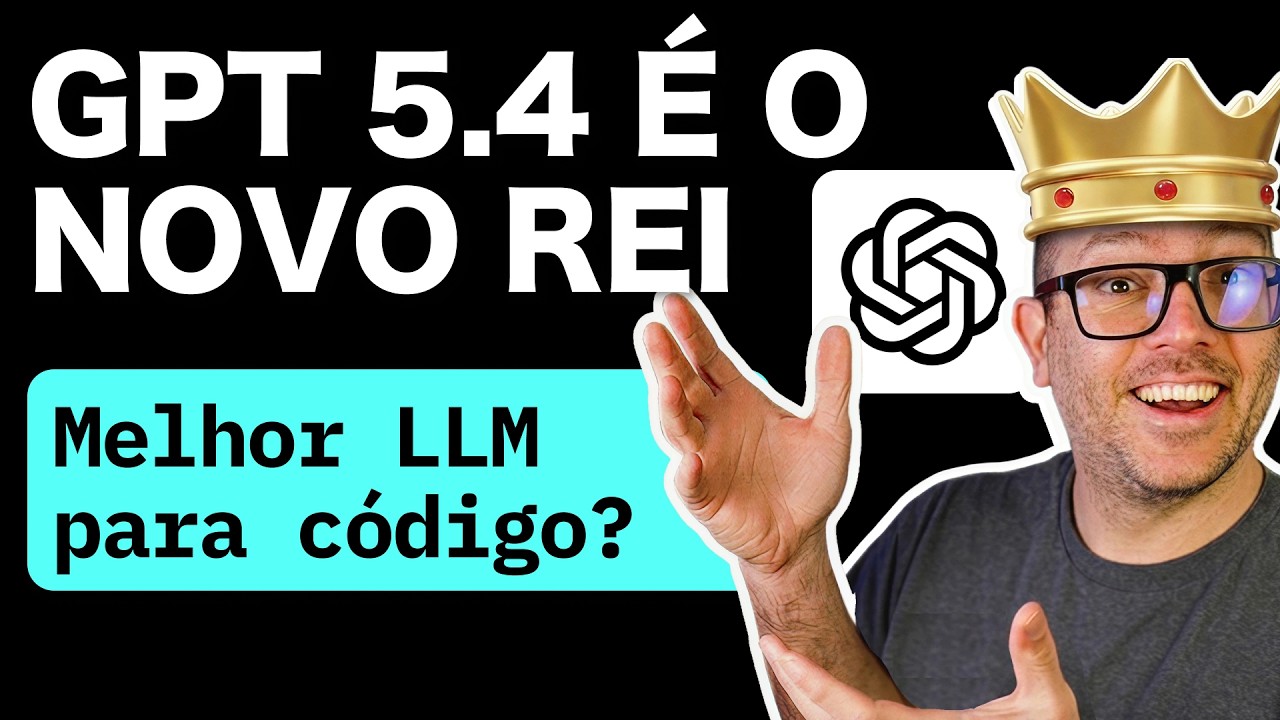 GPT 5.4 finalmente SUPEROU o Opus 4.6? (Criando Mario Kart, Zelda e Paint)