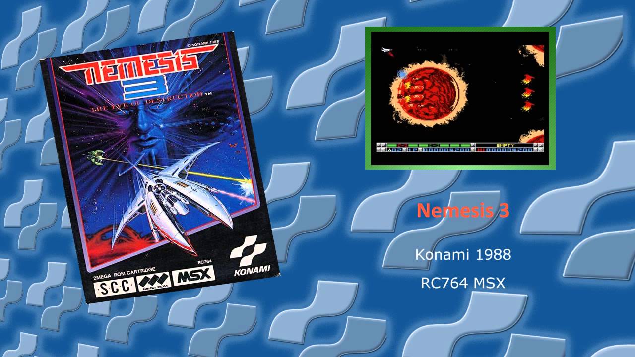 MSX Nemesis 3 The Eve Of Destruction - Music [RC764] - YouTube