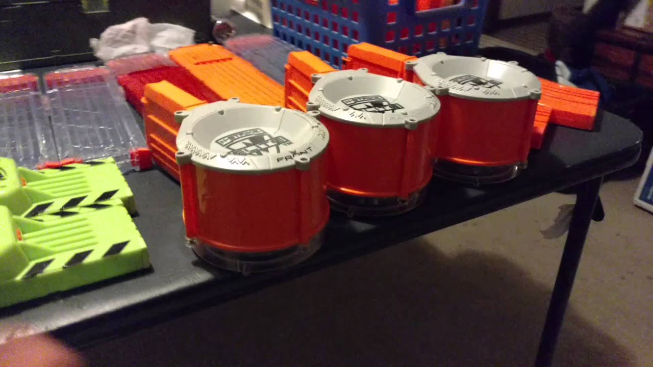 All my Nerf amo clips