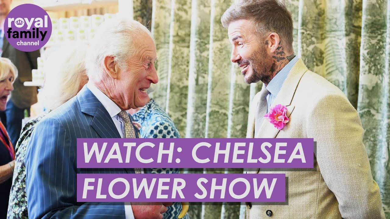 WATCH: The King and Queen Join Celebrities at Chelsea Flower Show