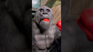 Throwback To Everyone's Favorite Silverback! #Gorilla #Silverback #Asmr #Mukbang