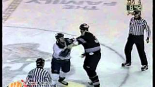 Nov 23, 2002 Steve MacIntyre vs Marty Melnychuk Muskegan Fury vs Missouri Otters UHL