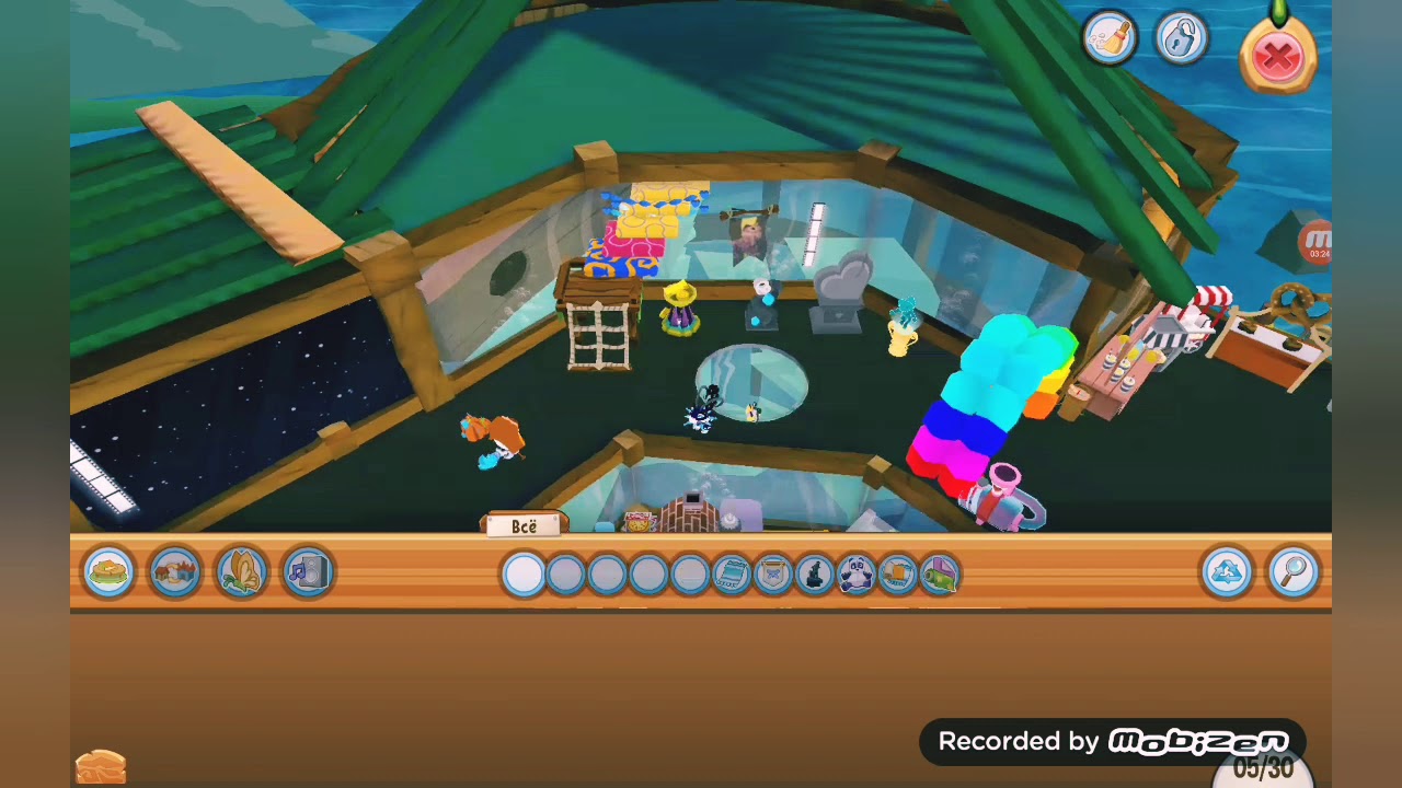 Как залезть на крышу аквариума? Animals Jam YouTube