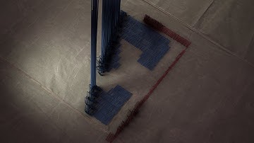 Unreal engine 5.4 -  Motion graphic tools - Knitting effect