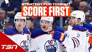 Why can scoring first could be the difference for the Oilers?