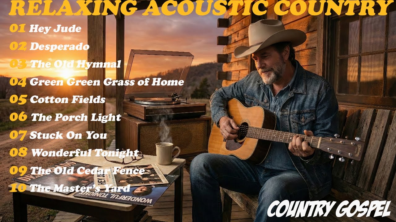 Best Acoustic Country & Folk Songs For Thinking & Relaxing
