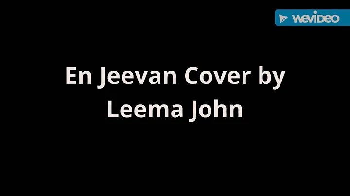 En Jeevan Cover|Leema John