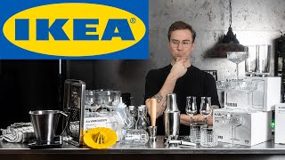 Testar alla barverktyg jag hittar på IKEA