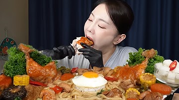 Boiling Madness! Jjimdak & Udon Overflowing with Flavor!”“Bùng nổ vị giác! Gà hầm Jjimdak và mì Udon