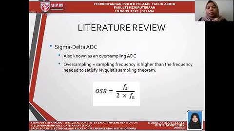 EEE4949: Sigma-Delta ADC Implementation on FPGA