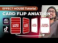 Effect house  card flip animation tutorial   create your own tiktok filter