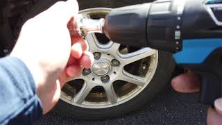 電動ドリルはタイヤ交換に使えるか！？使ってみました！インパクトレンチ