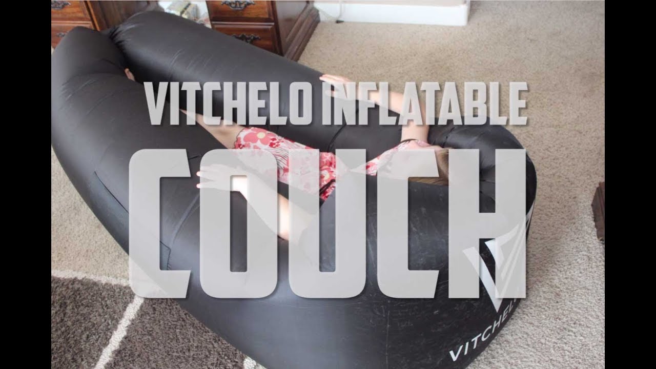 Inflatable Couch Deflated Vitchelo Inflatable Couch: How to inflate and deflate in one minute ...