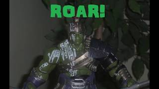 Gladiator Hulk VS Cull Obsidian Marvel Legends Stopmotion - Infinity War and Thor Ragnarok