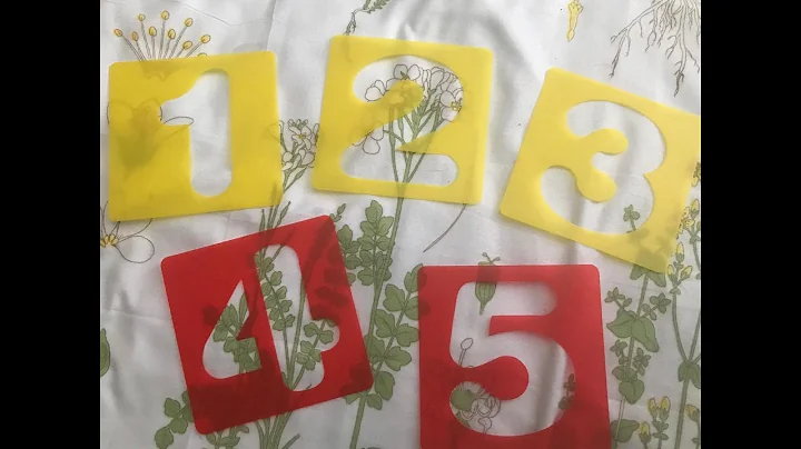 36 Pieces Alphabet Stencils and Number Stencils Set, AKWOX Plastic Letter Stencils for Painti Review