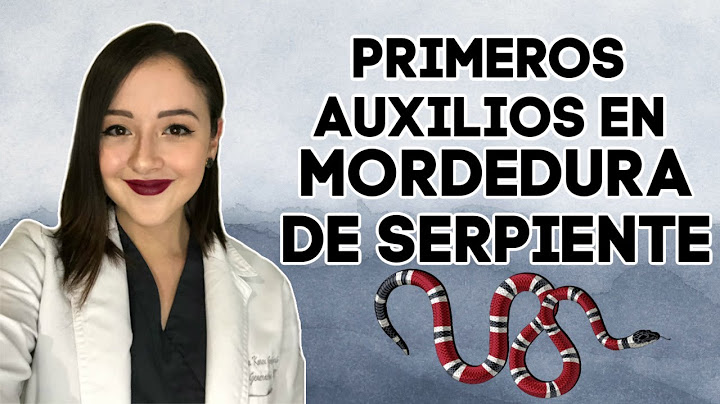 ¿Qué hacer si te muerde una serpiente? 🐍┃Manejo inicial por Dra. Ana Guajardo