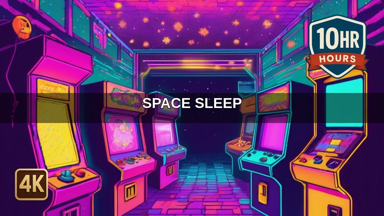 Ultimate Retro Arcade Hallway Ambience for Focus & Relaxation - YouTube