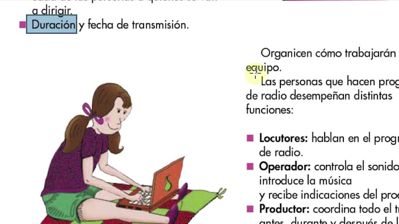 Planifiquemos nuestro guión de radio Español sexto grado - YouTube