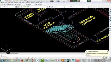 3d stair in autocad ।। bangla tutorial ।। apply smart technic ।। 3d view ।।