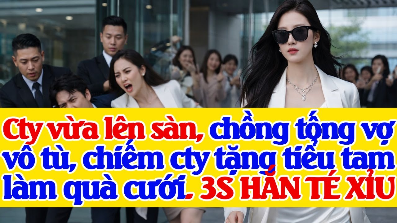 Cty vừa lên sàn, chồng t/ống vợ vào t/ù, để ch/i/ế/m cty tặng tiểu tam làm quà cưới. 3S HẮN TÉ XỈU