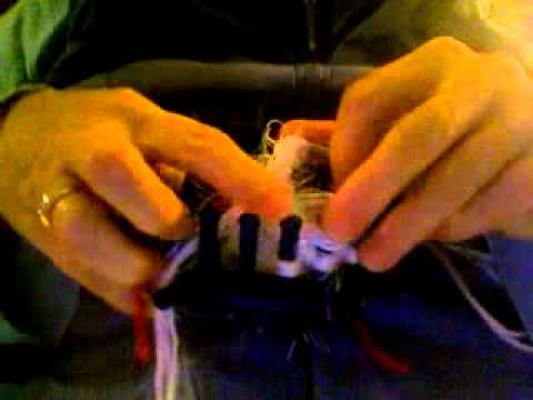 Loom Knit Kitty Head video #5 and video #6... decreasing
