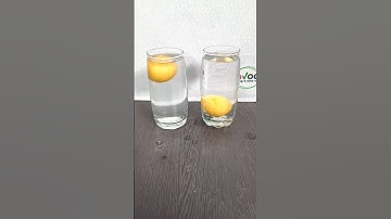 Water in salt lemon experiment