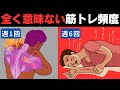 【筋トレ科学】筋肉が萎縮する最悪な筋トレ頻度 ~筋力トレーニングの間違った頻度で筋肉が小さくなる~ 【ブラッシュアップ版】