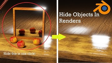 How To Hide Objects In Renders In Blender 3.0  #blender #blendertutorial #cgi #blender3d