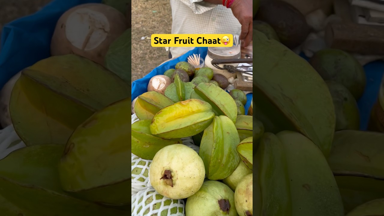 Amazing Star Fruit Cutting Skills in India🇮🇳 