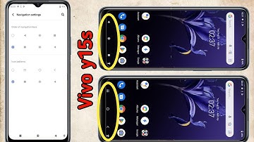 navigation buttons style & mirroring in vivo y15s / Vivo y15s navigation buttons