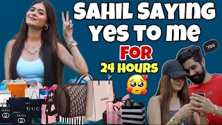 Saying yes to shilpa for 24 hours || 365Days 365Vlogs challenge || Shilpa Chaudhary || Sahil Dagar