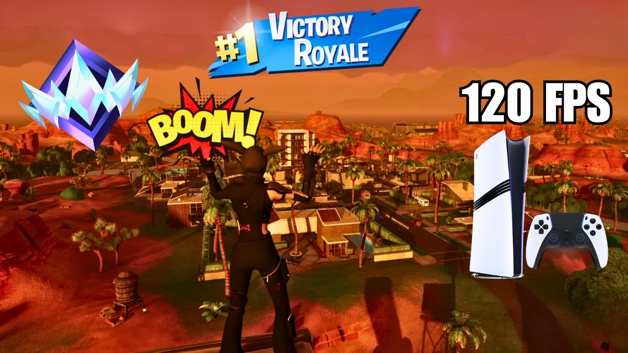 Fortnite Ranked Reload on PlayStation 5 | Controller Gameplay | 120 FPS