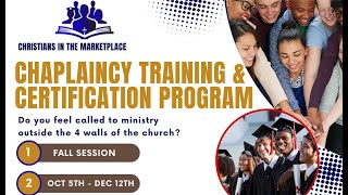 CIMP Chaplaincy Training Introduction
