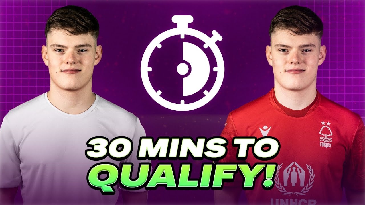 30 MINUTES TO QUALIFY FOR A PRO FIFA TOURNAMENT!