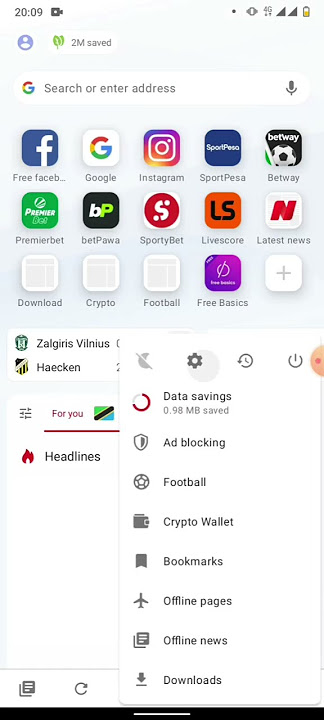 How To View Saved Passwords - Opera Mini Fast Browser (Android Version)