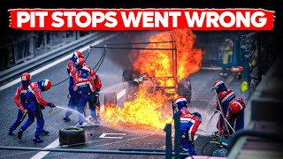 10 Times Pit Stops WENT WRONG!!