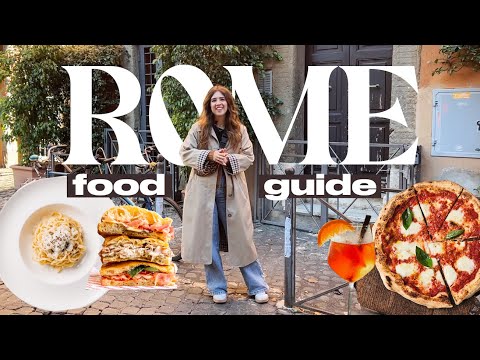 Où manger à Rome ?  🍝🍕 de la street food au bistronomique
