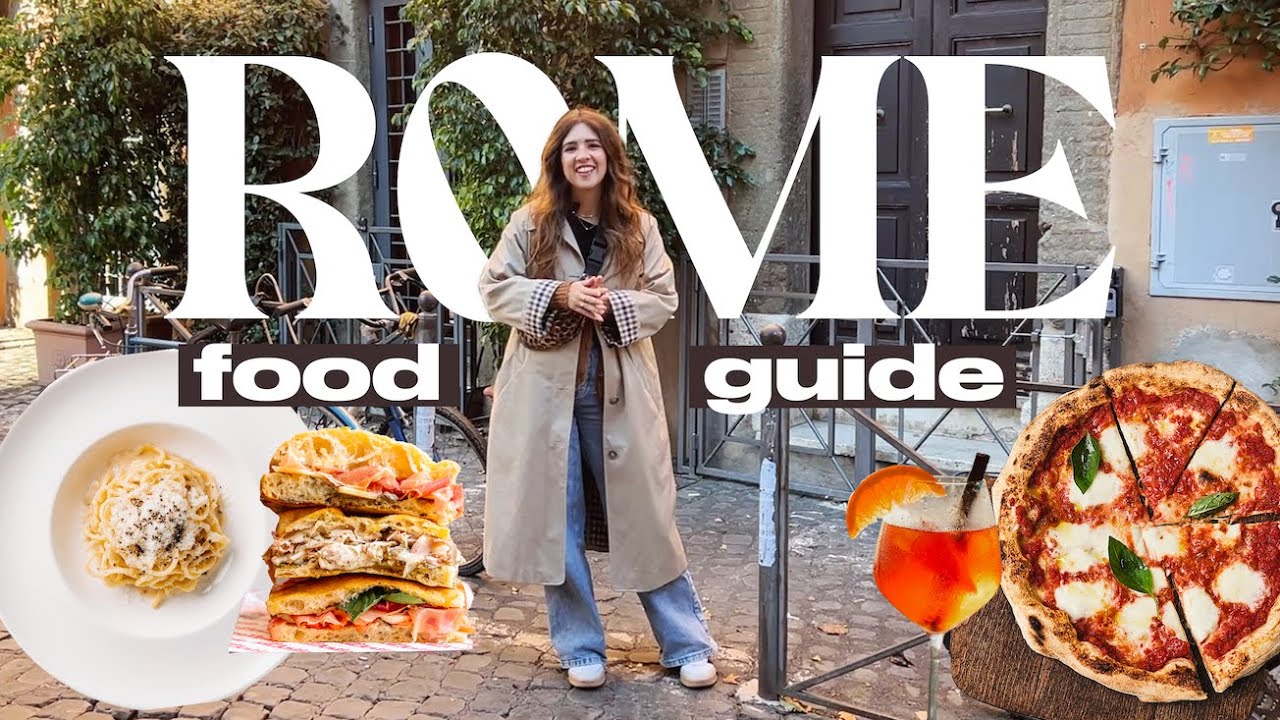 Où manger à Rome ?  🍝🍕 de la street food au bistronomique