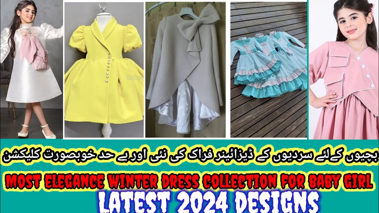 Baby Girl Blended Stuff Pre Winter Frock Style Dress LOVE
