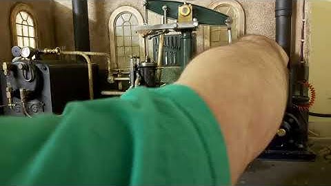 Stuart steam diorama with coal fired boiler conversion.